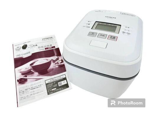 【美品】日立 IHジャー炊飯器 5.5合 RZ-V100EM ふっくら御膳