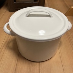 【至急】月兎印 ホーロー21㎝シチューポット5L＆スリムポット ...