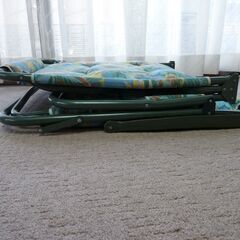 ボンボンベッド（おりたたみ簡易ベッド）→商談中の画像