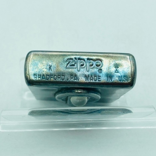 a0727602 ZIPPO ジッポ ライター BRADFORD オイルライター ロゴ MADE in USA コレクション タバコ 中古品