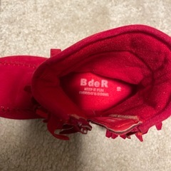 赤い靴　19センチの画像