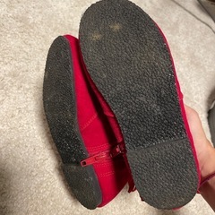 赤い靴　19センチの画像
