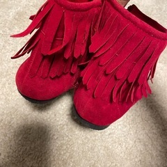 赤い靴　19センチの画像