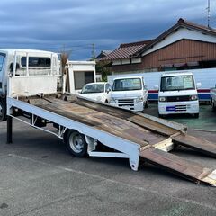 【大幅に値下げしました！】三菱 キャンタートラック ハイジャッキ 重機 運搬 積載 H6年式・148000kmの画像