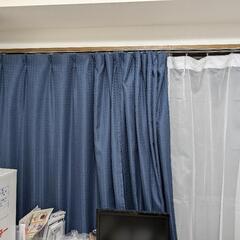 遮光カーテン　レースカーテン　180×180の画像