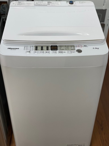送料・設置込み可　洗濯機　5.5kg Hisense 2021年