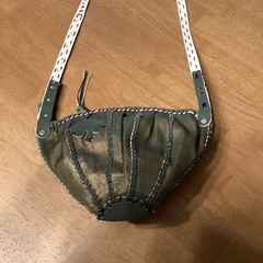 京都装美堂製　西陣織と革のコラボ　ハンドメイド　ショルダーバッグ　新品未使用の画像