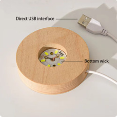 【未使用品】ガラスボールランプ,ギャラクシークリスタルナイトライトの画像