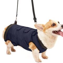 犬 ハーネス 歩行補助 サイズ：S　色：ネイビー