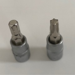 【中古】六角ビットソケット、差込角:6.35mm(1/4インチ)の画像