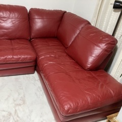 受付終了　ニトリカウチソファー　３人掛けの画像