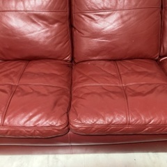 受付終了　ニトリカウチソファー　３人掛けの画像