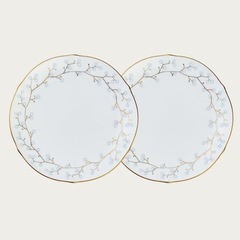 Noritake   ホワイトベール21.5㎝　プレートペア