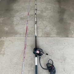 釣り竿 電動リール付き