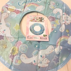 新品 浮き輪 シナモンロール サンリオ 水色 60cm 6歳〜8歳くらい 水色 の画像