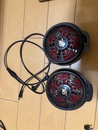 サンエス　空調服用ファン、バッテリー