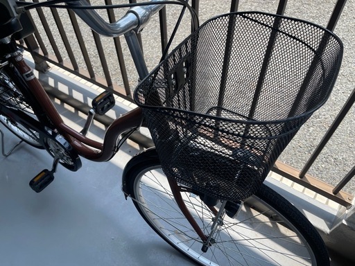 チャイルドシート付き自転車