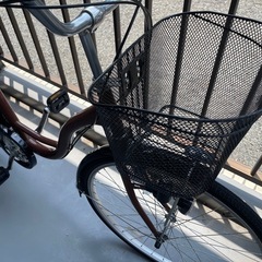 チャイルドシート付き自転車