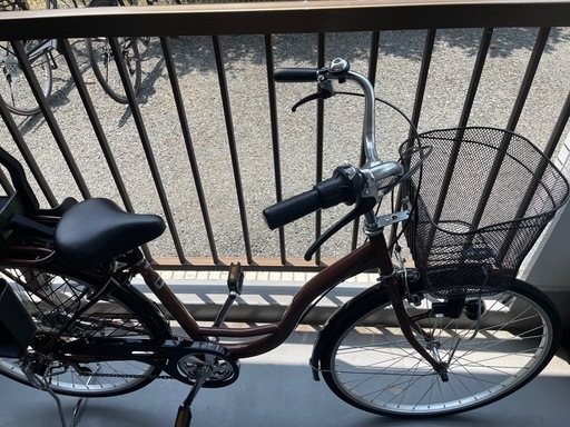 チャイルドシート付き自転車