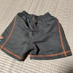 水着　95cm 　男の子　海水パンツ　キッズ　シンプル　カーキ色の画像