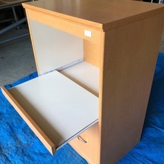 【受付終了】キッチンレンジ台　炊飯器台　チェスト　小型の画像