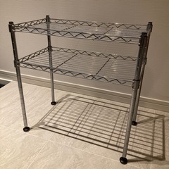 メタルラックサビあり (ちびたママ) 落合南長崎の収納家具《スチール 