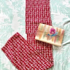 【新品】着物 赤色 小花柄 花 可愛い 春らしい  華やか