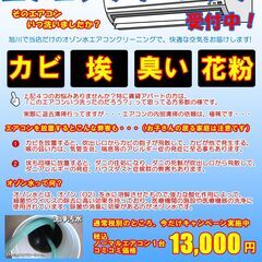 エアコンクリーニング旭川　エアコンから出るカビ風浴びてませんか？...