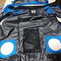 ディッキーズ D929 空調服 空調風神服 ボルトクールベスト 3L フード付きブルーの画像