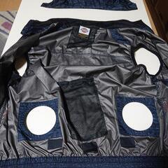 ディッキーズD929 空調服 空調風神服 ボルトクールベストフード付き  Lの画像