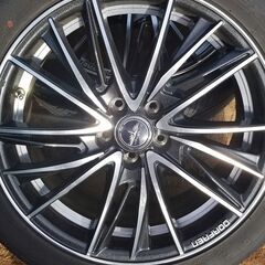ホイール タイヤ 17インチ 4本セット 5穴 PCD100 215/45R17の画像