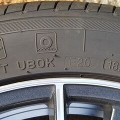 ホイール タイヤ 17インチ 4本セット 5穴 PCD100 215/45R17の画像