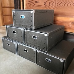 クラフト引き出し6個セット