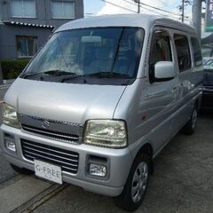 平成１７年式　スズキ　エブリーワゴン　ジョイポップターボ　ハイル...
