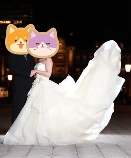 ウェディングドレス　９号　中古