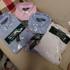 (話し中)新品PoloメンズLサイズ長袖ワイシャツ4枚セット