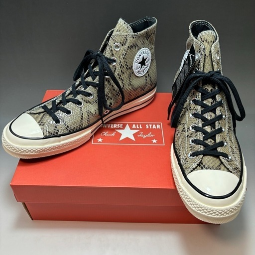 スニーカー CONVERSE CHUCK 70 HI LEATHER SNAKE 27cm