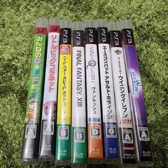 PS3　本体+ソフト８本セットの画像