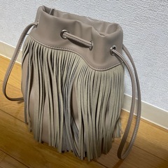 しまむら　CLOSSHI フリンジ巾着　新品の画像