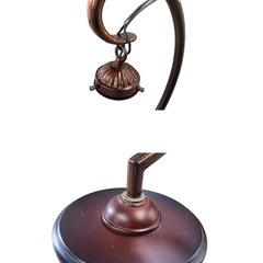 NO.1632 《お値下げ中!!》アンティーク調 テーブルランプ 照明器具 ライト 中古の画像