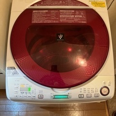 SHARP ES-TX840-R 8kg洗濯機　プラズマクラスター