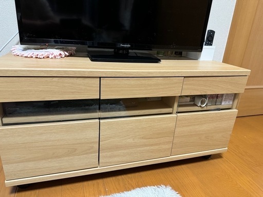 【お話中】美品！テレビボード　テレビ台　ナチュラル　ロータイプ