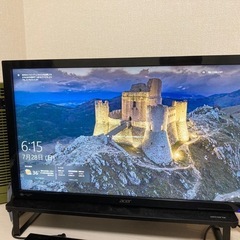 Sony VAIO とacerモニターの画像