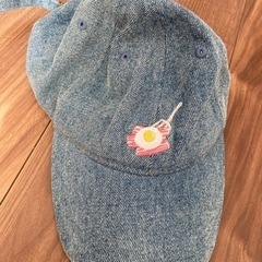 早い者勝ち 美品 ケミカルウォッシュ キャップ 目玉焼き柄 ファ...