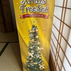 クリスマスツリーセットの画像