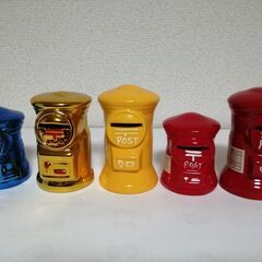 ★郵便局　郵便ポスト貯金箱　未使用★