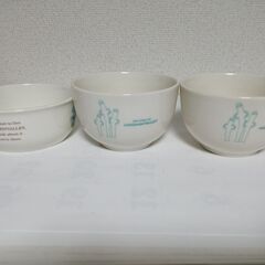 ★ムーミン茶碗２個、小皿１個　未使用★の画像