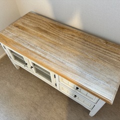 【無料】アンティーク調テレビボード　棚の画像