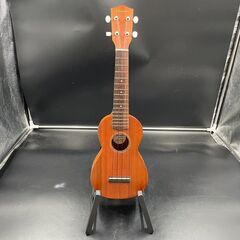 【決まりました】Hanalei HUK-80 ソプラノウクレレ チューナー動作確認済み 楽譜3冊付き ピック付き 専用弦付き ホルダー付き お手入れクロス付き スタンド付きの画像