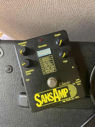 【渋谷｜エフェクター】⭐️Tech21⭐️ SansAmp Classic